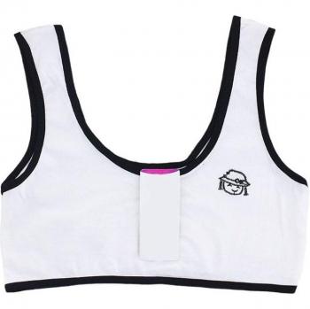 Wide Strap Girls Cartoon Vest Crop Top 6-16T