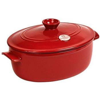 Casseruola Ovale Emile Henry 6 L – Colore Rosso Grand Cru