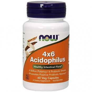 BioFlex Acidophilus 4×6 – 60 caps 4 b CFU