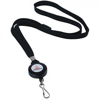 Announce Textile Lanyard with Badge Reel Pack of 10 AA03627