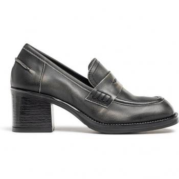 Mocasines de Tacón de Piel para Mujer Yokono