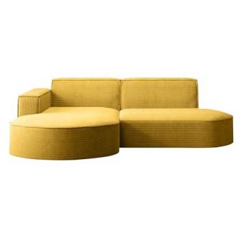 Kaiser Möbel Ecksofa Designer Modena Studio – Stoff Poso und Neve