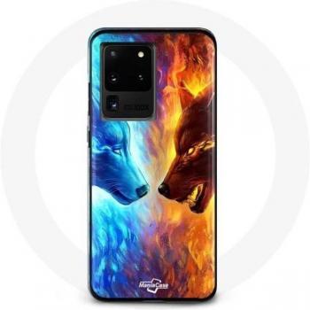 Capa Lobo de Hielo y Fuego para Samsung Galaxy S20 Ultra