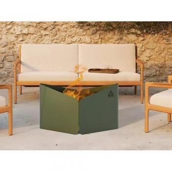 Krak Levant Vert – Brasero à bois 79×69 cm