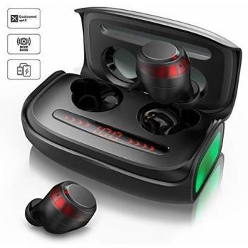 Votomy Dual‑Mic Bluetooth Earbuds mit Wasserdicht & LED-Display