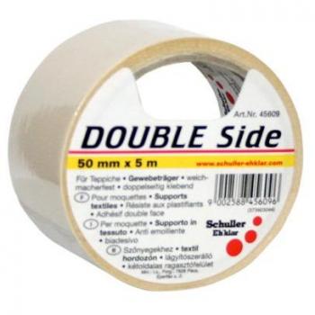 Verlegband Schuller – 2‑seitig klebend, 50 mm breit, 25 m lang