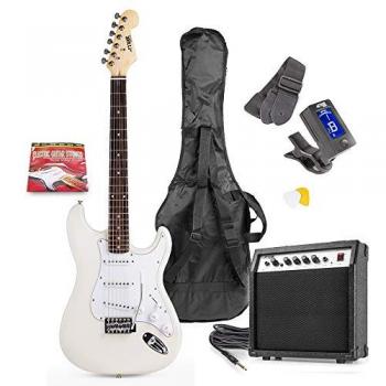 Chitarra Elettrica Max GigKit in Compensato Bianco