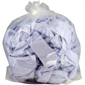 Work Polythene Bags 90L Clear 50 per Roll Pack of 250 2W06255