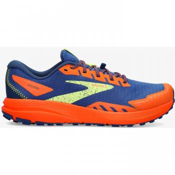Running Trail Divide Brooks Orange DNA Loft Semelle Rugueuse