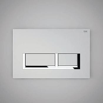 RAK Ecofix Rectangular Dual Flush Push Plate for Concealed Cisterns