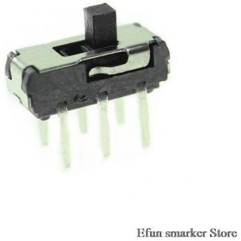 MSS22D18 Miniature Slide Switch 2P2T 6Pin 2mm High Handle