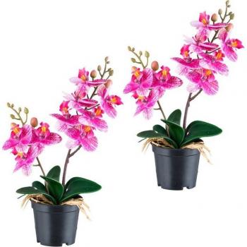 Kunstorchidee Phalaenopsis, Creativ green, Höhe 28 cm, mit real-touch-Technologie