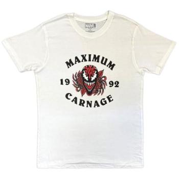 Venom Maximum Carnage Graphic Tee – Marvel Licensed (White, S)