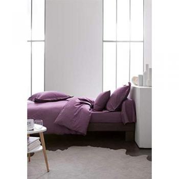 Taie d'oreiller Figue avec volant plat 75x75 cm