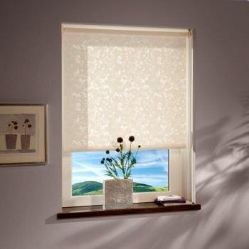 Liedeco® Dekoratives Rollo mit Wolken 122 x 180 cm