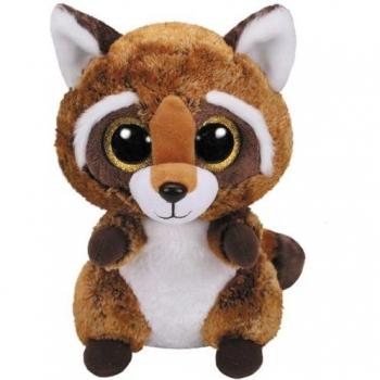 TY 36422 24 cm Waschbär‑Beanie Boo’s – Braunes & Weißes Design