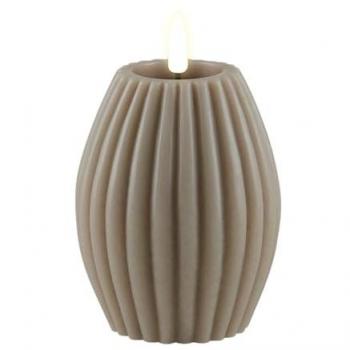 Sand LED rilleljus (D 7,5 × h 10 cm)