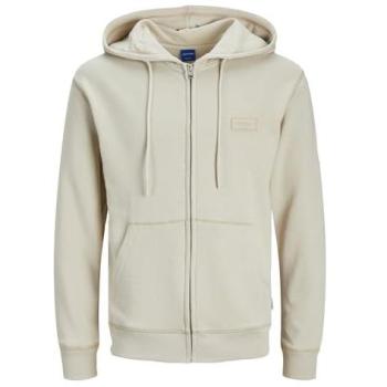 Faded Moonbeam Felpa Jack & Jones Con Zip 6XL Extra Grande
