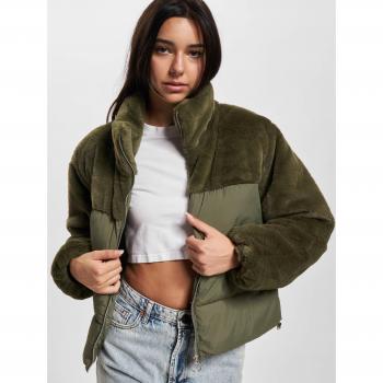 ONLY Wanja Steppjacke mit Fellbesatz