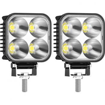 Lampe de travail 24 LEDs 12W pour ATV et tracteur