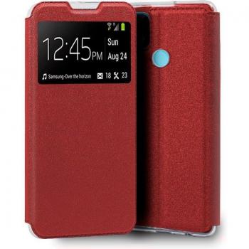 Capa Flip Cover para Alcatel 1S 2021 Liso Vermelho