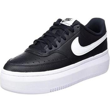Nike Court Vision Alta Leather Women's Footwear Black/White 6