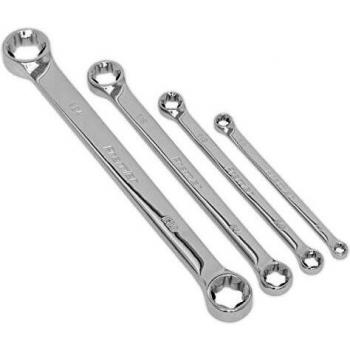 Sealey AK550 Trx‑Star Dual‑Face Spanner Bundle – 24 mm, 259 mm, 39 mm, Silver – 4 Pieces
