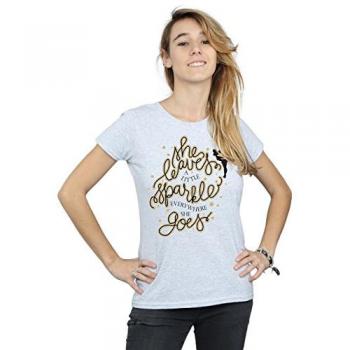 Tinkerbell Stars Collection Women's Grey T-Shirt