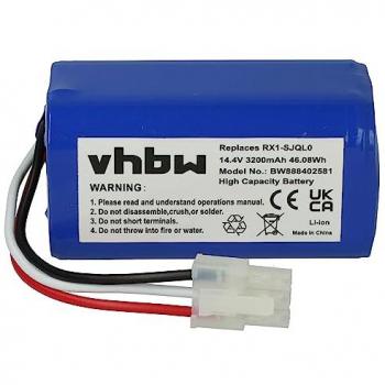 Batterie Li-ion 3200mAh pour Miele Scout RX1 (14,4V)