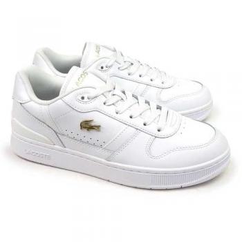 Chaussures Lacoste T‑Clip 224 6 SFA Blanc Femme 38