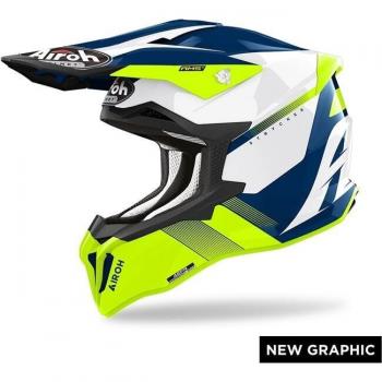Casco Motocross Airoh Strykker Giallo