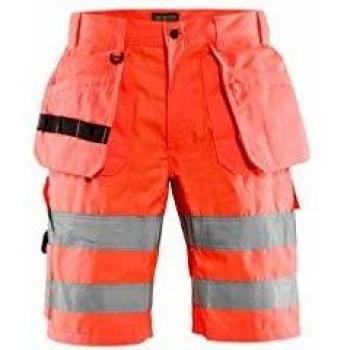 Short de seguridad rojo brillante con normativa de visibilidad 15351811
