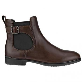 Ecco Stiefelette Leder/Textil
