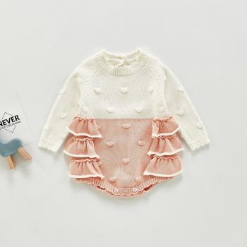 Vêtement d’hiver tricoté bébé fille 0-24 mois