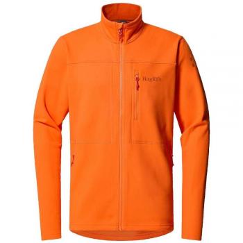 Haglof's Giacca Rosson Mid L, colore arancione opaco, tessuto pile