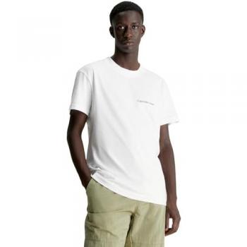 T-Shirt Calvin Klein Istituzionale Uomo Art J30J324671, Bianco, XL