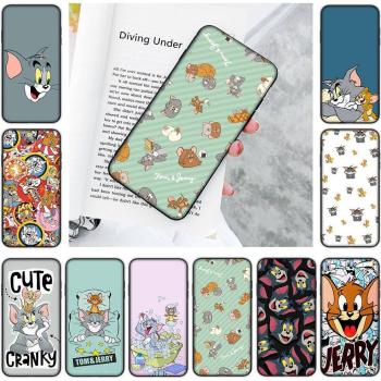 Soft Black Cat & Mouse Case – Fits iPhone 16/15 Plus/14/13 Pro, 8, SE, XR, XS Max