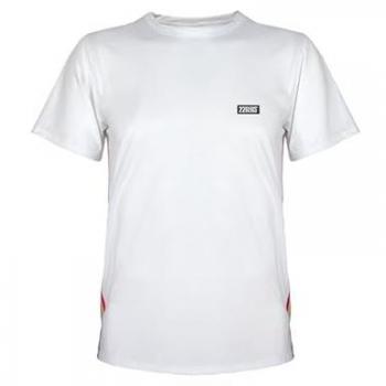 226ers Flag‑Pattern Short Sleeve Top – White L