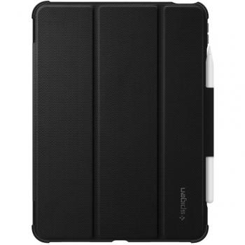 Housse Spigen Rugged Armor Pro – Étui à rabat noir – Polyuréthane renforcé – iPad Air (M2)
