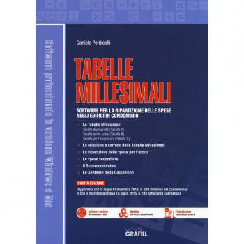 Tabelle millesimali. Software per la ripartizione delle spese negli edifici in condominio. Con software