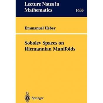 Sobolev Spaces on Riemannian Manifolds (Lecture Notes in Mathematics (1635), Band 1635)