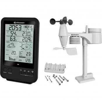 Stazione Meteo Digitale Bresser Optik Center 5-in-1 con Display LED e Pre