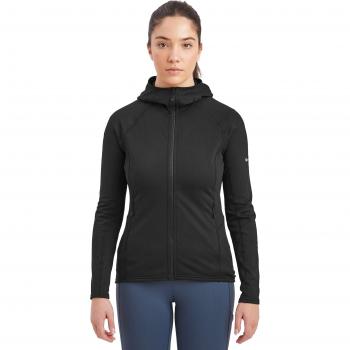 Montane Protium Women's Full-Zip Fleece Hoodie, Size 16, Black