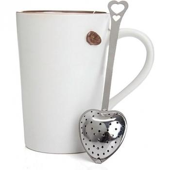 Heart-Shaped Stainless Steel Tea Steeper