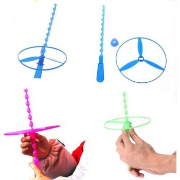 Kids Twisty Helicopter Flying Saucers