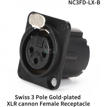 Micrófono XLR Neutrisk 3 Polo Masculino