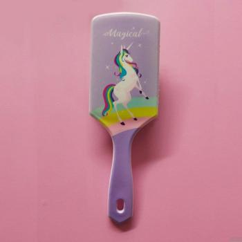 Cepillo de Pelo Antiestático con Diseño de Unicornio, Peine para Ducha
