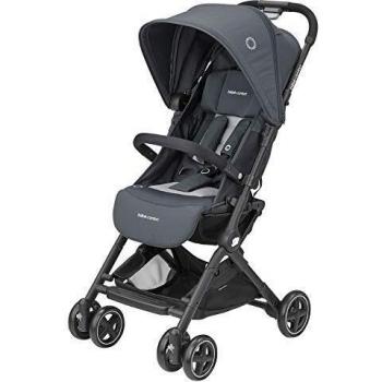 Bébé Confort Lara Passeggino Pieghevole Ultra Compatto, Unisex Bambini, dalla nascita fino a 3.5 anni/0-15 kg, Grigio (Essential Graphite)