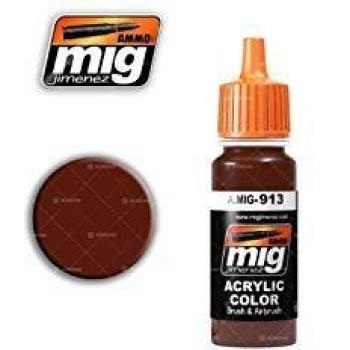 17 ml Rot‑Braun Acrylfarbe AMMO MIG‑0913