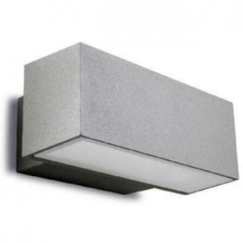 LED Wall Lamp Afrodita C4 26W, Colore Grigio